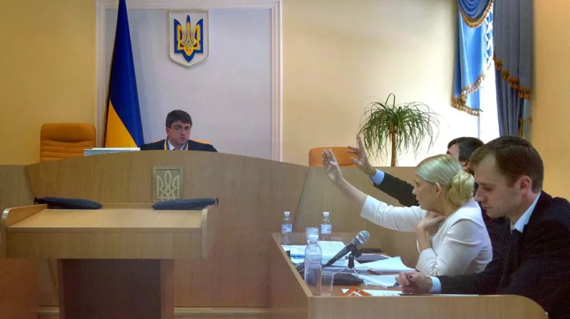 Julija Tymošenková u soudu