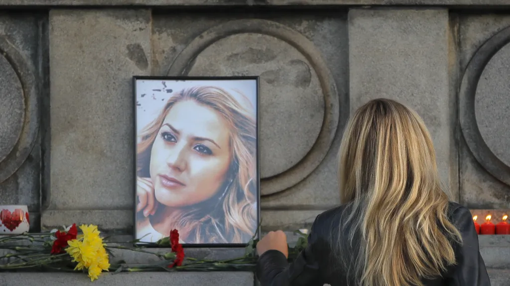 Pietní akce k uctění památky zavražděné bulharské novinářky