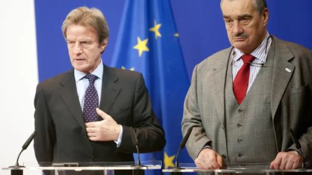 Bernard Kouchner a  Karel Schwarzenberg