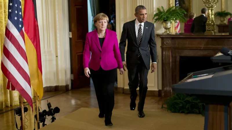 Angela Merkelová a Barack Obama