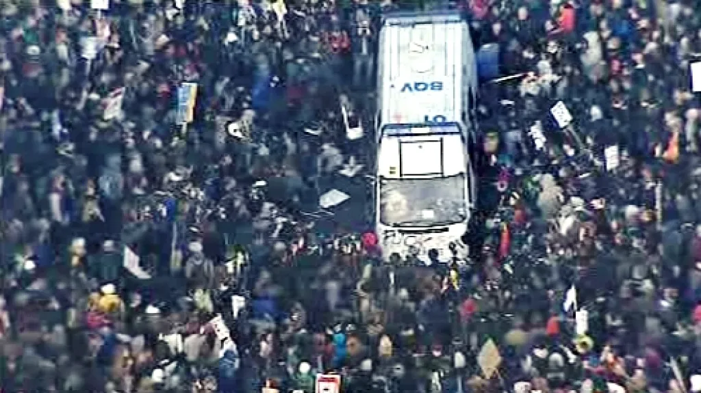 Studentské protesty v Británii