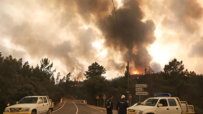 Požár v Portugalsku