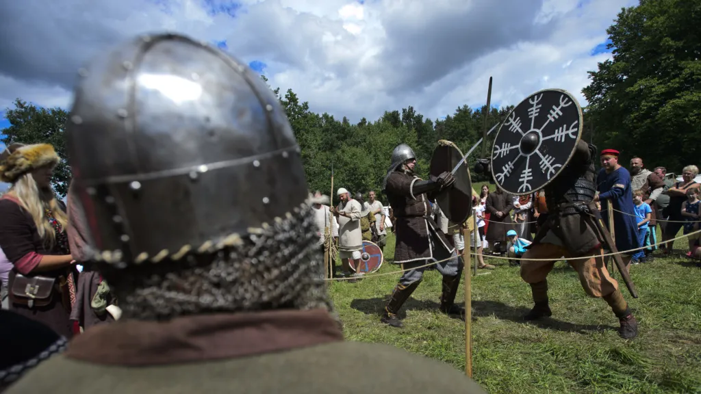 Středověká bitva. Ilustrační foto