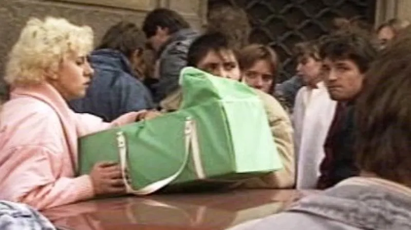 Východní Němci v roce 1989 v Praze