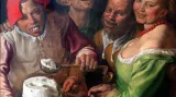 Renesanční mistr Vincenzo Campi promítl na plátno typicky italskou chvilku, při níž si čtveřice obyčejných lidí dopřává ricottu. Pojídači ricotty pocházejí z roku 1580 a demonstrují klasickou atmosféru tehdejší doby.