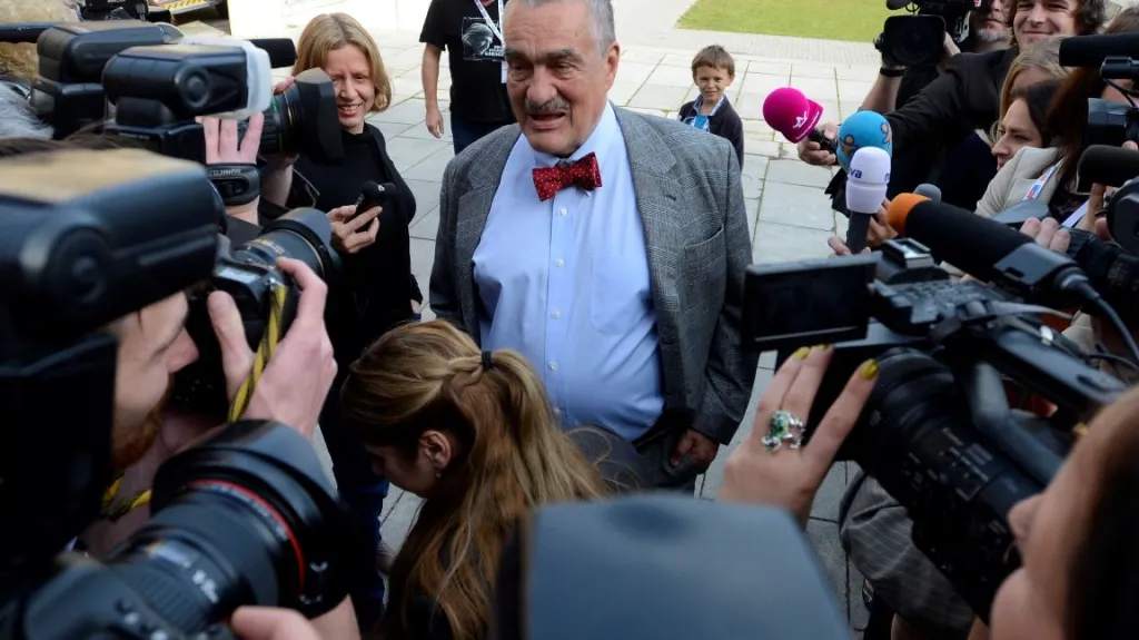 Předseda TOP 09 Karel Schwarzenberg