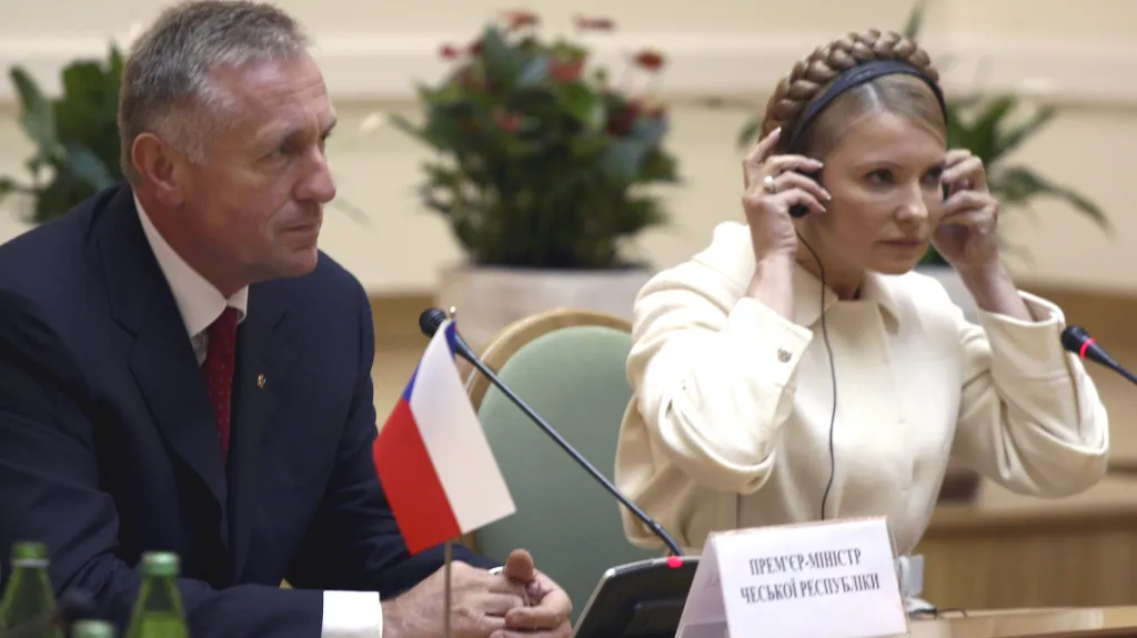 Mirek Topolánek a Julija Tymošenková