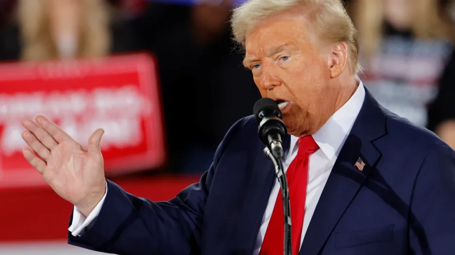 Donald Trump ve městě Raleigh