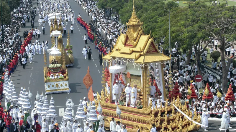 Pohřeb kambodžského krále