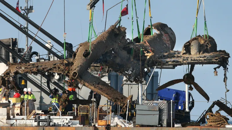 Britové vyzvedli z La Manche německý bombardér