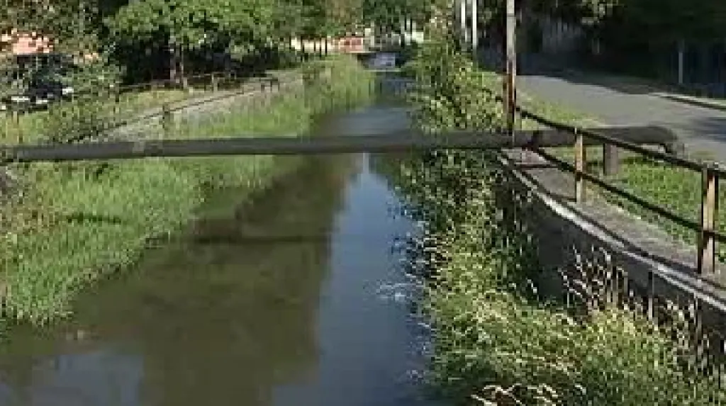 Podolský potok v Rýmařově