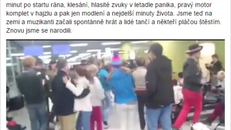 Svědectví Petra Ludwiga po přistání