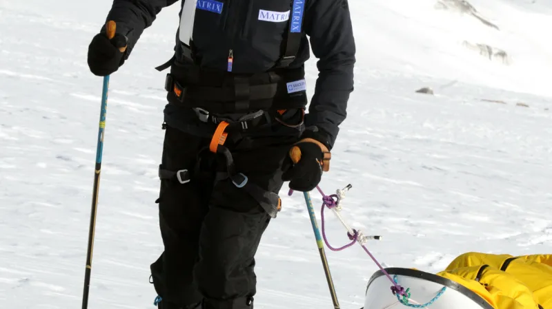 Henry Worsley na antarktické výpravě