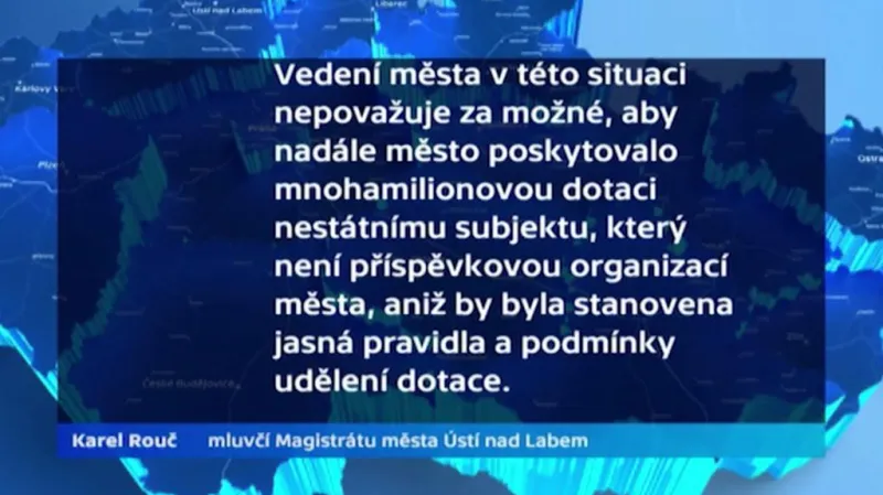Vyjádření mluvčího magistrátu Ústí nad Labem