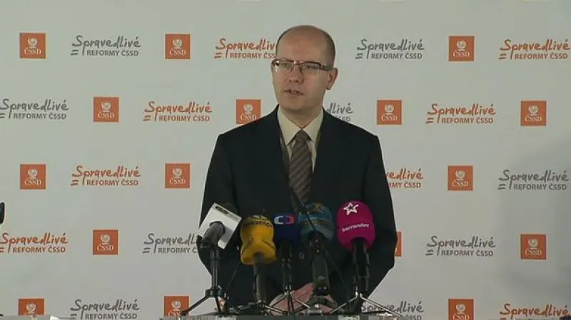 Brífink ČSSD po jednání grémia