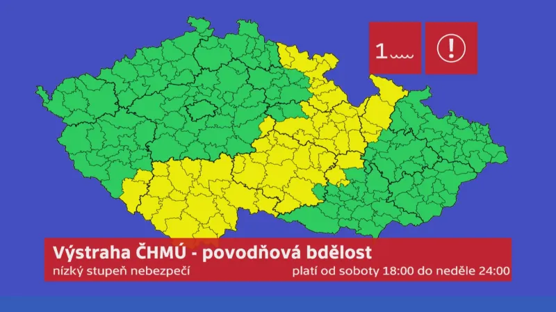 Výstraha na povodně 26,/27. 8.