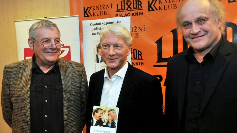 Karel Hvížďala, Ladislav Špaček a Michael Kocáb