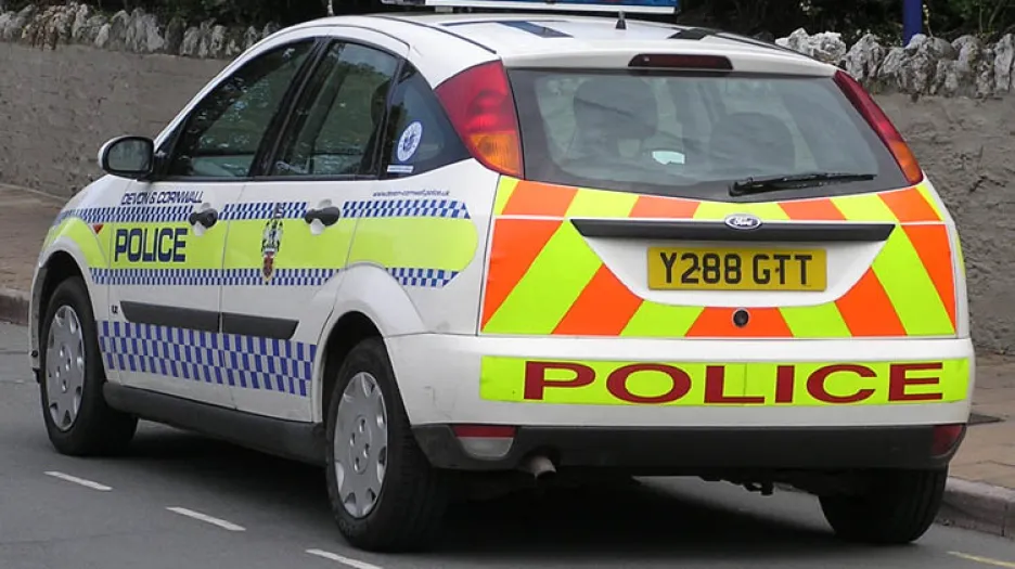 Auto britské policie