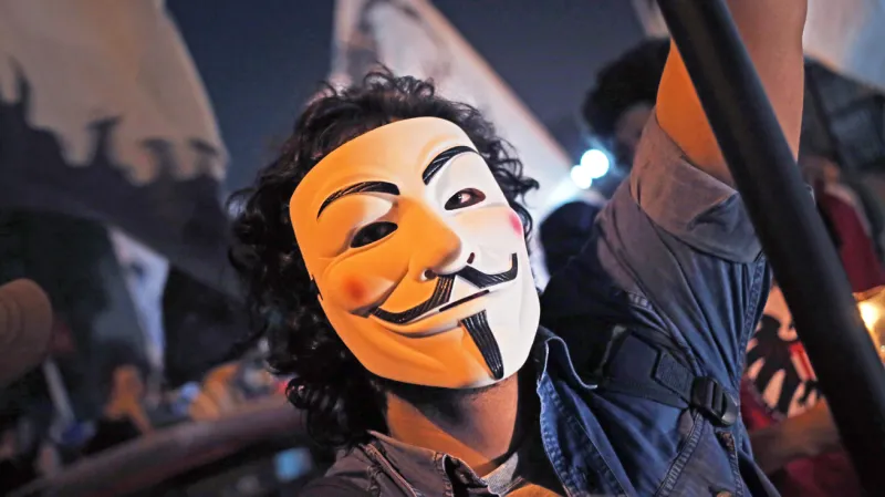 Egyptský demonstrant