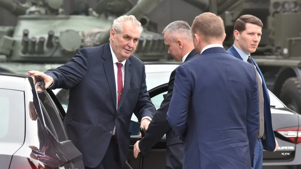 Prezident Miloš Zeman je druhým dnem na návštěvě Olomouckého kraje