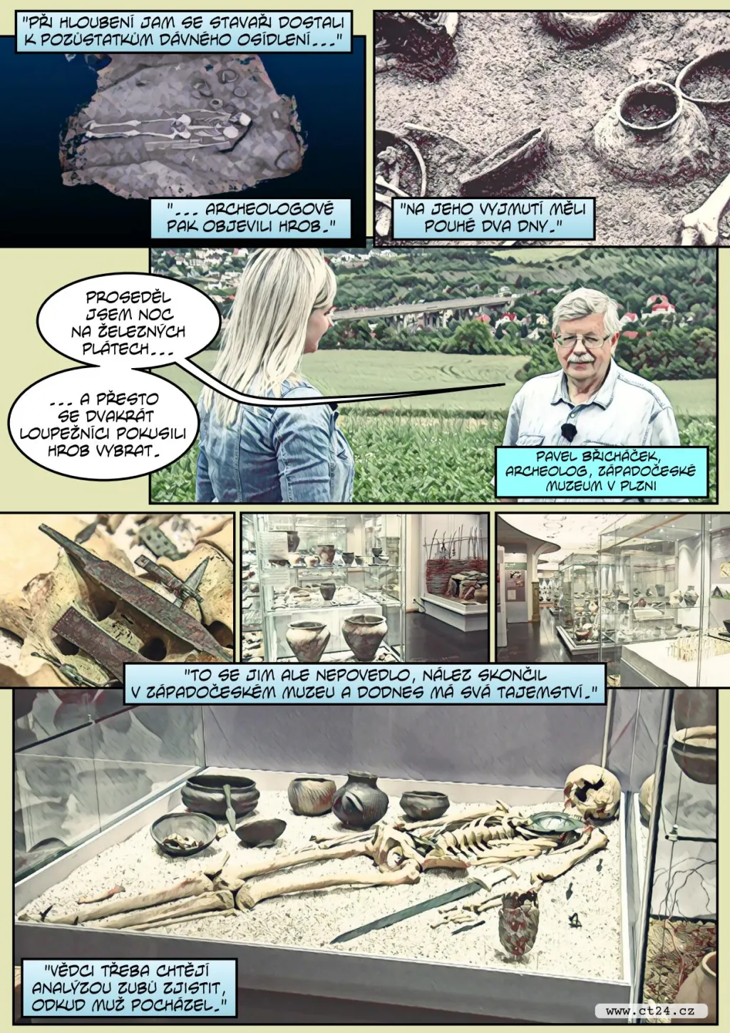 „Beroun“ z prastarého hrobu získal tvář