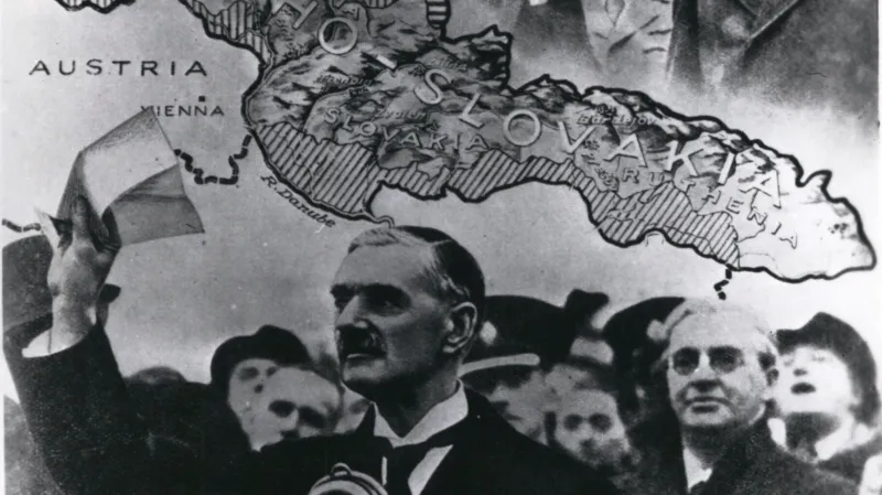 Pamětní koláž k podpisu mnichovské dohody