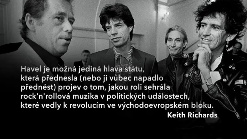 Václav Havel a Rolling Stones