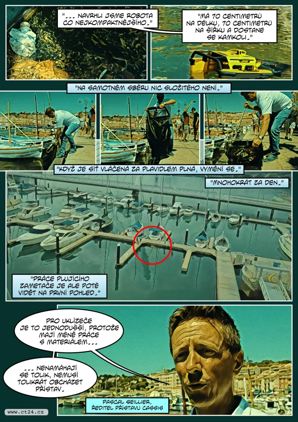 Francouzské přístavy brázdí „robomedúza“