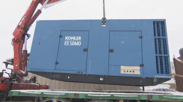 Generátor pro nemocnici v Charkově