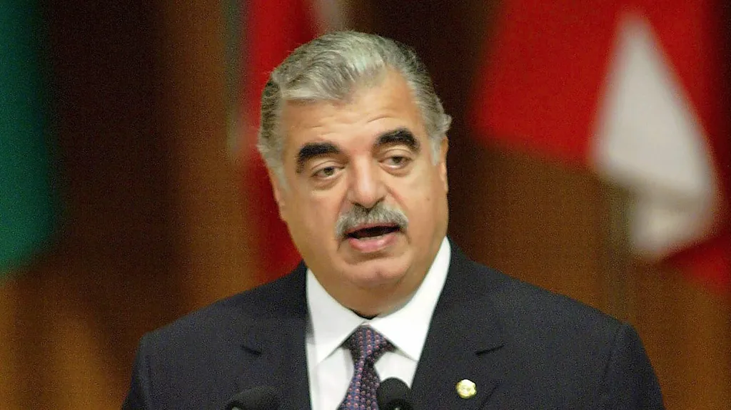 Rafík Harírí - Archivní snímek z roku 2003