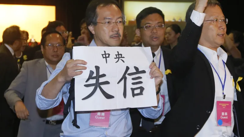 Protesty v Hongkongu