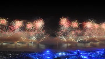 Oslavy nového roku v Riu de Janeiro