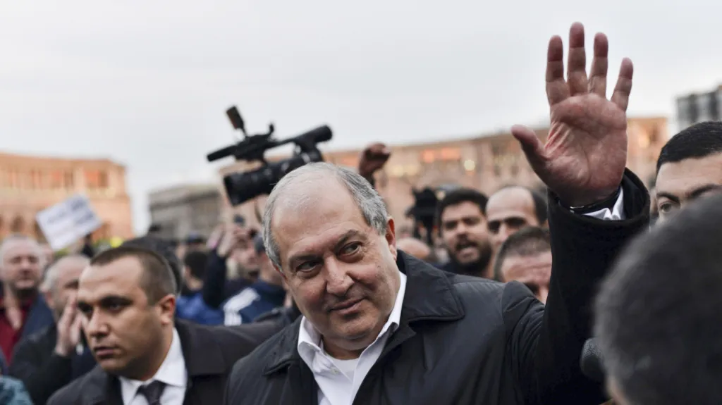 Arménský prezident Armen Sarkisjan