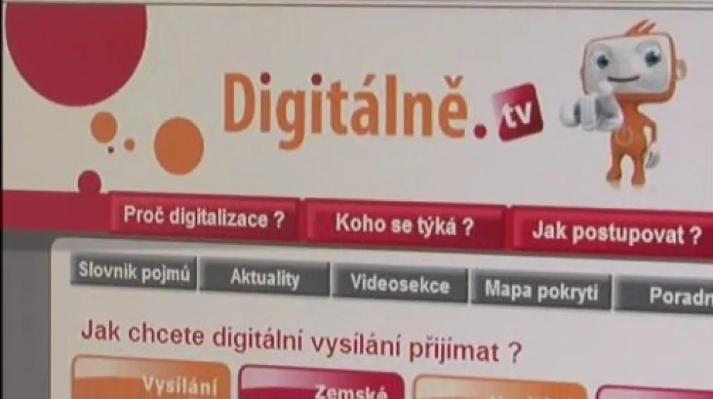Server Digitálně.tv informuje o digitalizaci