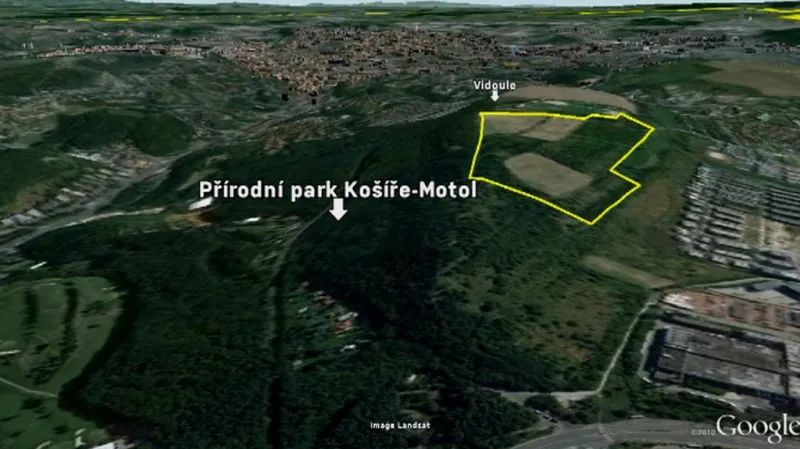 Plocha, které se týká pořízení změny územního plánu