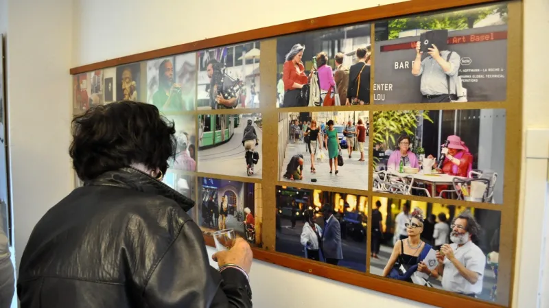 Z výstavy Evy Vokaté a Vlasty Fišrové