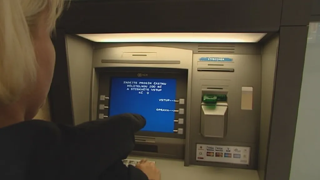 Výběr z bankomatu