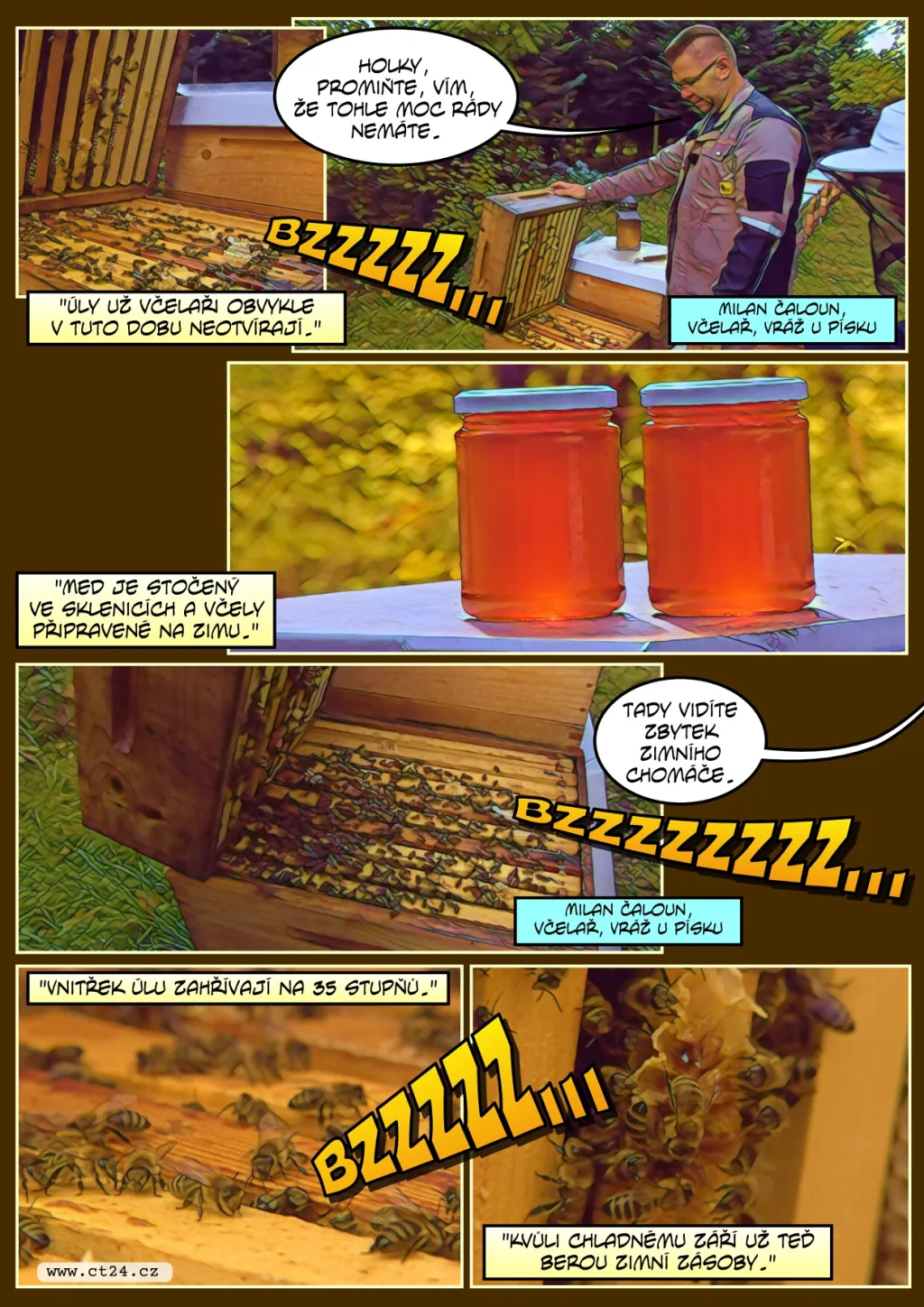Včelstva mají málo medu