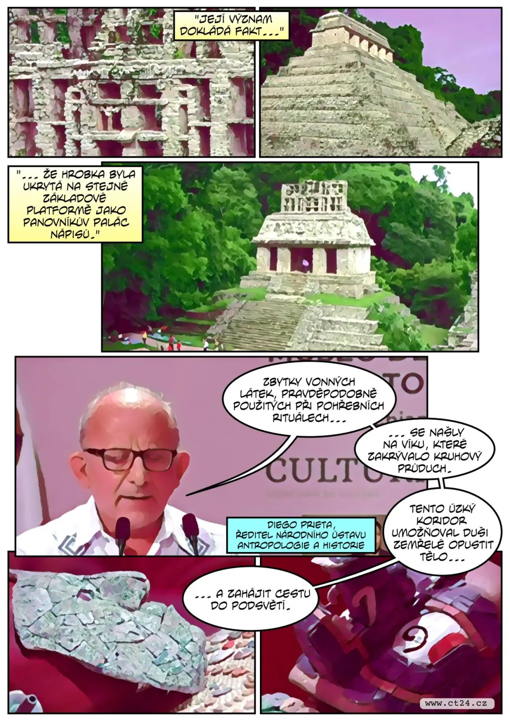 Historické město Palenque v Mexiku chystá novou atrakci. Zrekonstruovalo hrobku mayské Červené královny