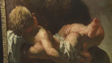 Petr Brandl / Simeon s Ježíškem (detail)