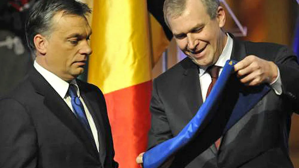 Viktor Orbán a Yves Leterme