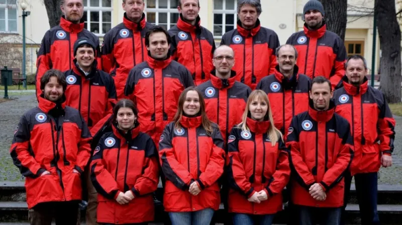 Členové polární expedice v roce 2014