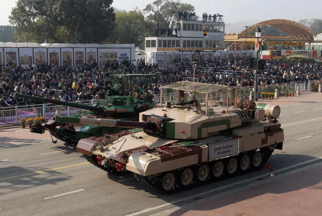 Tanky Arjun MK-1 (MBT) indické armády