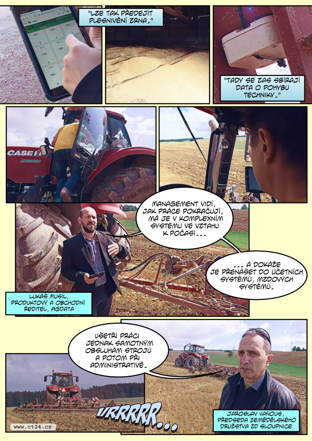 Nové technologie mají pomoci farmářům při sklizni