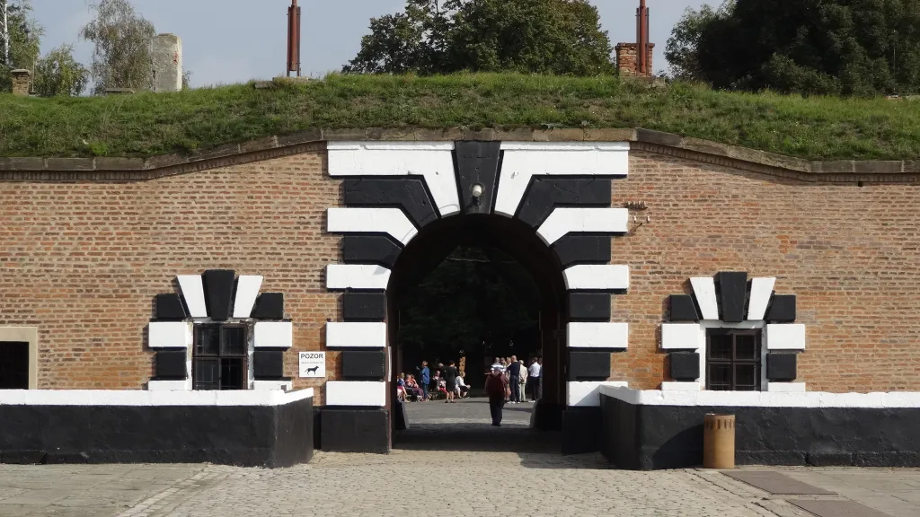 Hlavní brána Malé pevnosti v Terezíně
