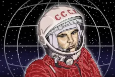 Triumfální nadšení uvítalo Gagarina v Praze