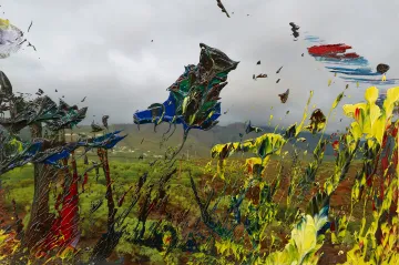 Když Gerhardu Richterovi zbyla barva, přemaloval fotografie