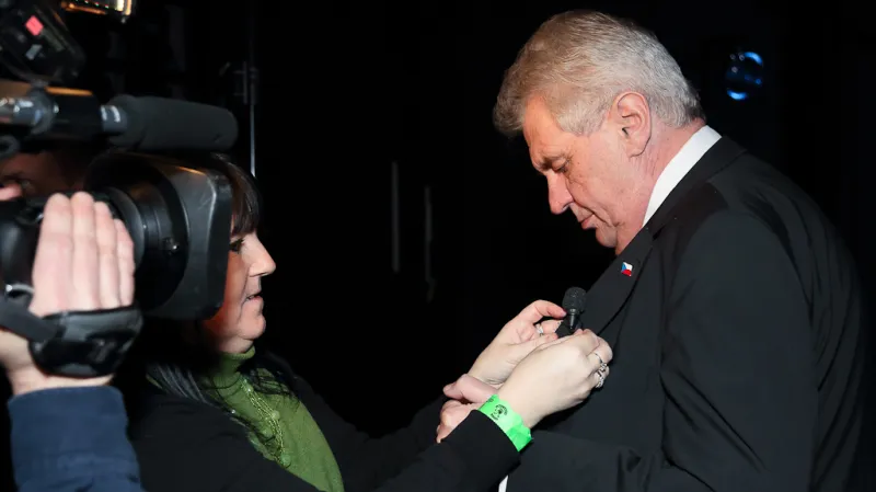 Miloš Zeman se připravuje na debatu