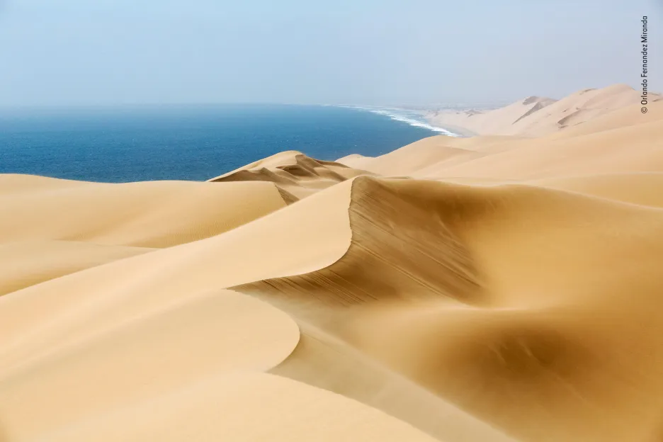 Namibijská poušť. Vítěz kategorie Prostředí Země.