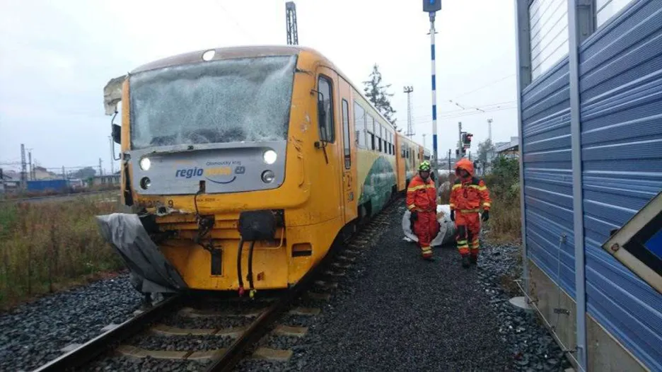 Nehoda na železnici v Olomouci